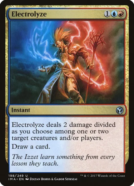 Électrolyse, carte Magic IMA 198 — extension Iconic Masters
