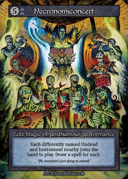 Necronomiconcert, carte Sorcery GOT 270 — extension Gothic