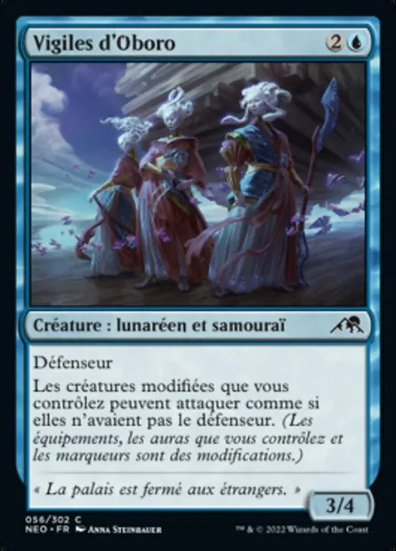 Vigiles d'Oboro, carte Magic NEO 56 — extension Kamigawa: La Dynastie Néon