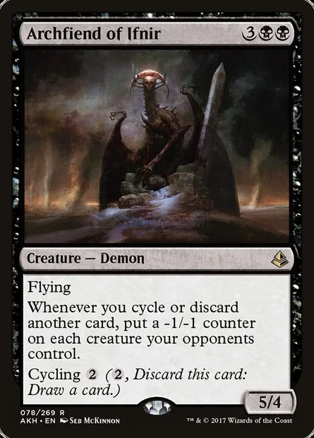 Archfiend of Ifnir, Magic card AKH 78 — Amonkhet set