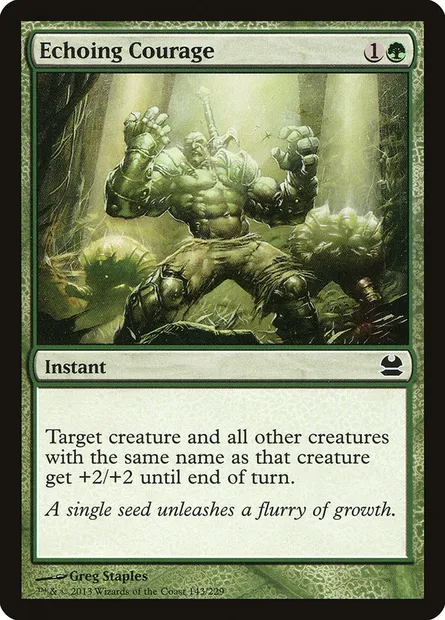 Echoing Courage, Magic card MMA 143 — Modern Masters set