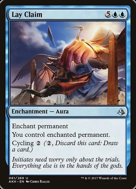 Lay Claim, Magic card AKH 61 — Amonkhet set