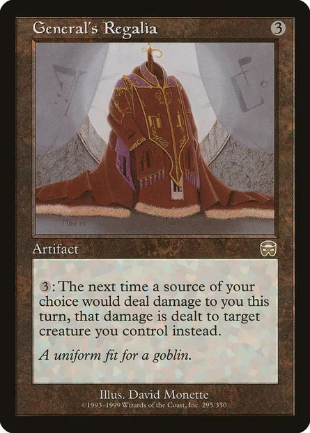 General's Regalia, Magic card MMQ 295 — Mercadian Masques set