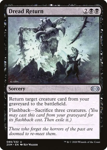 Dread Return, Magic card 2XM 89 — Double Masters set