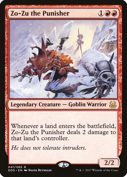 Zo-Zu the Punisher, Magic card DDS 41 — Duel Decks: Mind vs. Might set