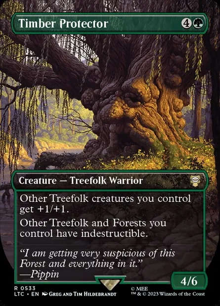 Timber Protector, Magic card LTC 533 — Tales of Middle-earth Commander set