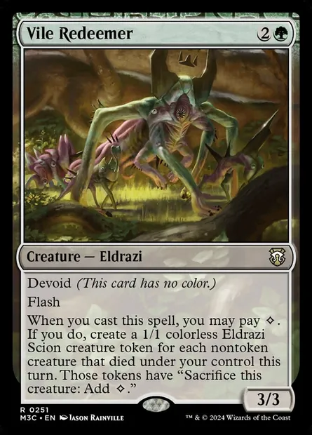 Vile Redeemer, Magic card M3C 251 — Modern Horizons 3 Commander set