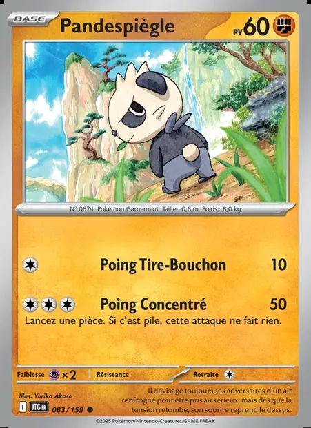 Pandespiègle, carte Pokémon JTG 083 — extension Aventures Ensemble