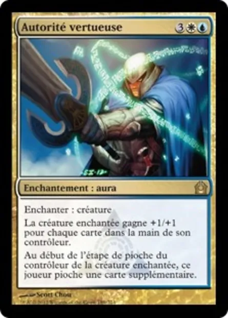 Autorité vertueuse, carte Magic RTR 189 — extension Retour à Ravnica