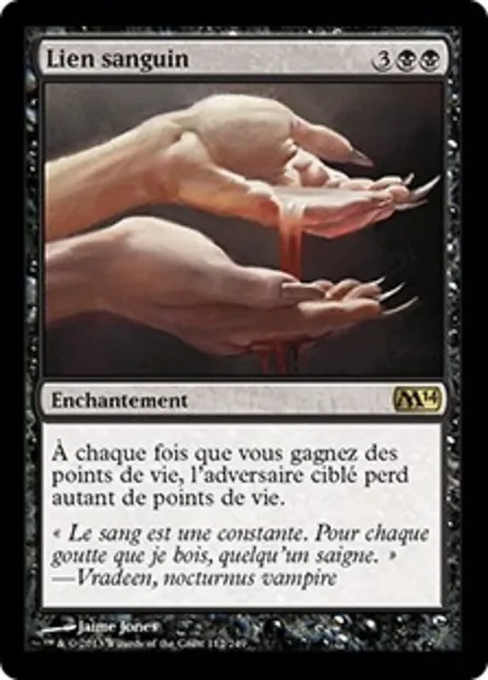 Lien sanguin, carte Magic M14 112 — extension Magic 2014