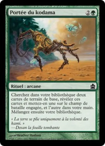 Portée du kodama, carte Magic CMD 163 — extension Commander 2011