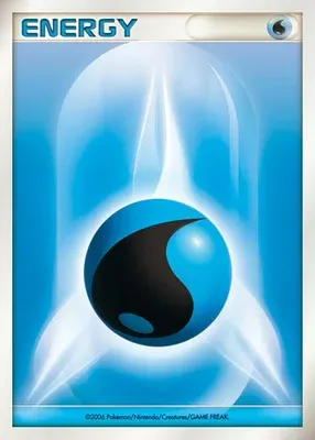 Basic Water Energy, Pokémon card DP4B aop16885 — Dawn Dash set