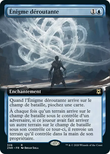 Énigme déroutante, carte Magic ZNR 326 — extension Renaissance de Zendikar