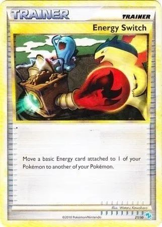 Energy Switch, Pokémon card TK4G 021 — HS Trainer Kit (Gyarados) set