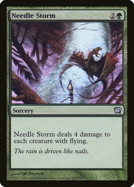 Needle Storm, Magic card 9ED 259★ — Ninth Edition set