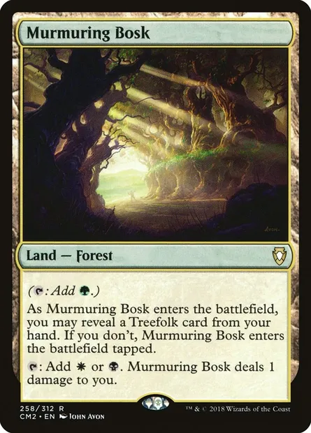 Murmuring Bosk, Magic card CM2 258 — Commander Anthology Volume II set