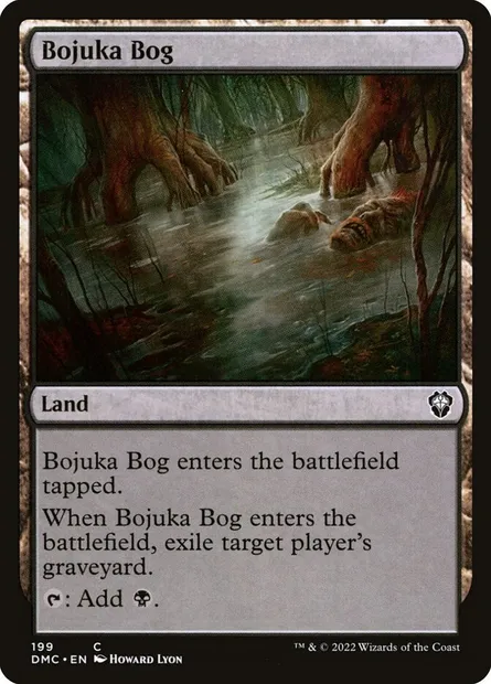Bojuka Bog, Magic card DMC 199 — Dominaria United Commander set