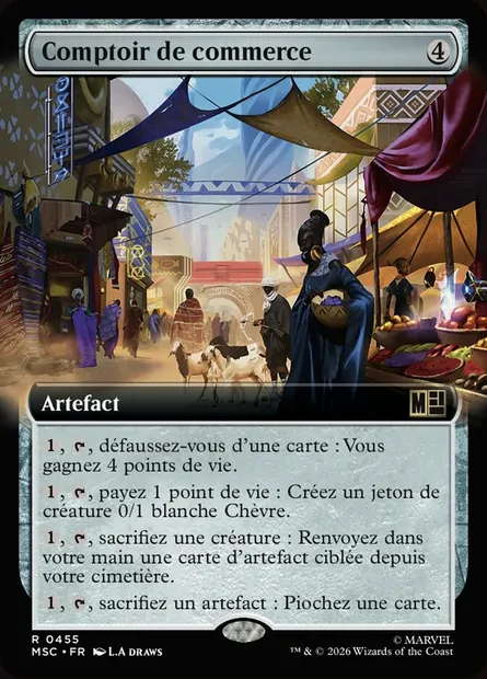 Comptoir de commerce, carte Magic MSC 455 — extension Marvel Super Heroes Commander