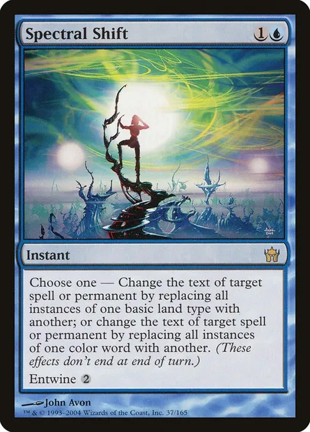 Spectral Shift, Magic card 5DN 37 — Fifth Dawn set