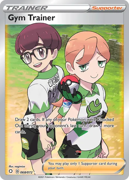 Gym Trainer, Pokémon card SHF 68 — Shining Fates set