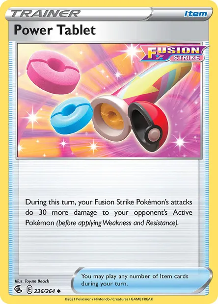 Power Tablet, Pokémon card FST 236 — Fusion Strike set