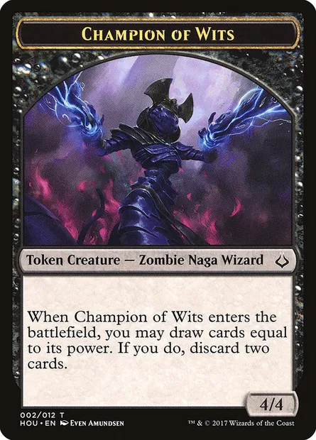 Champion of Wits, Magic card THOU 2 — Hour of Devastation Tokens set