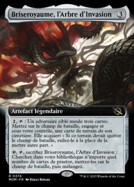 Briseroyaume, l'Arbre d'Invasion, carte Magic MOM 374 — extension L'invasion des machines