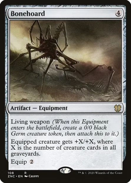 Bonehoard, Magic card ZNC 108 — Zendikar Rising Commander set