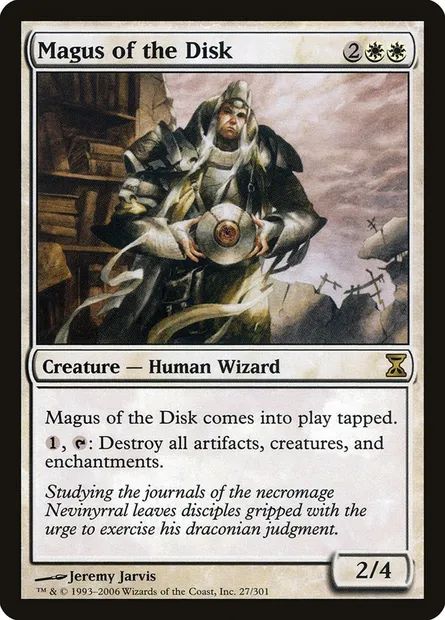Mage du Disque, carte Magic TSP 27 — extension Spirale Temporelle