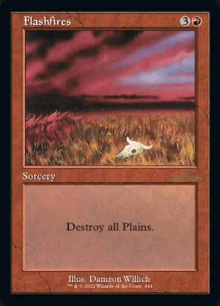 Flashfires, Magic card 30A 444 — 30th Anniversary Edition set