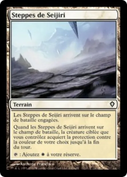 Steppes de Seijiri, carte Magic WWK 142 — extension Worldwake