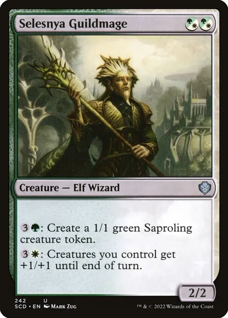 Selesnya Guildmage, Magic card SCD 242 — Starter Commander Decks set