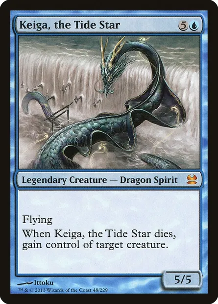 Keiga, the Tide Star, Magic card MMA 48 — Modern Masters set