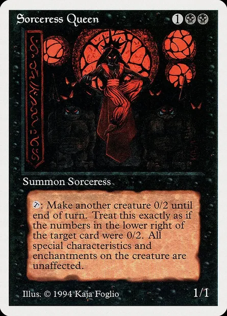 Sorceress Queen, Magic card SUM 131 — Summer Magic / Edgar set