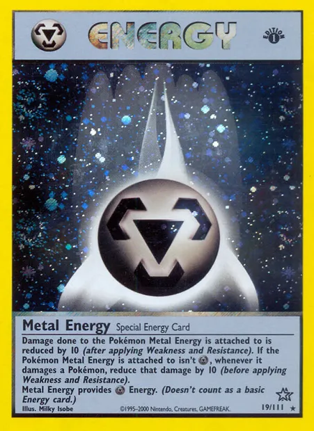 Metal Energy, Pokémon card NG 19 — Neo Genesis set