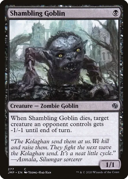 Shambling Goblin, Magic card JMP 277 — Jumpstart set