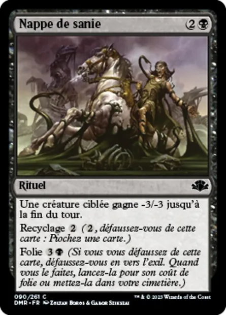 Nappe de sanie, carte Magic DMR 90 — extension Dominaria Remastered