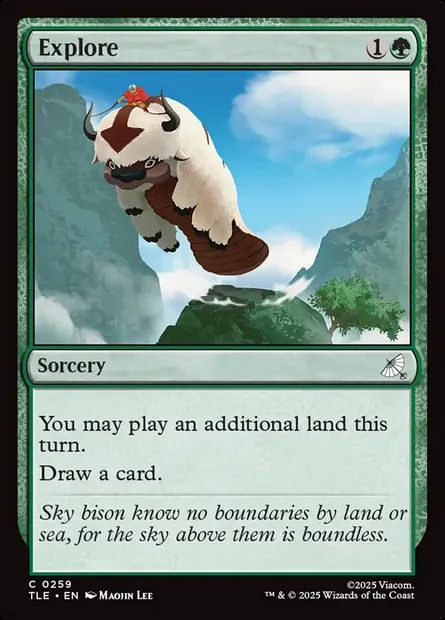 Explore, Magic card TLE 259 — Avatar: The Last Airbender Eternal set