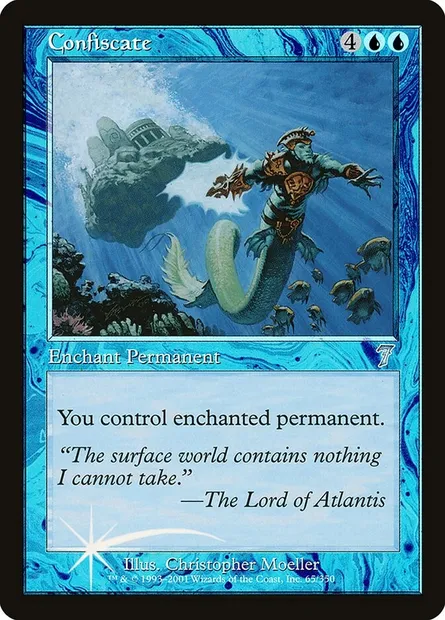 Confiscate, Magic card 7ED 65★ — Seventh Edition set