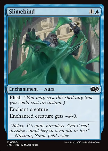 Slimebind, Magic card J25 360 — Foundations Jumpstart set