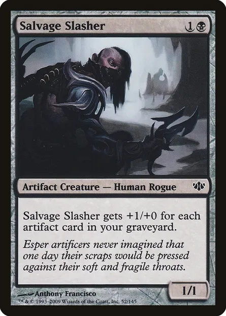 Salvage Slasher, Magic card CON 52 — Conflux set