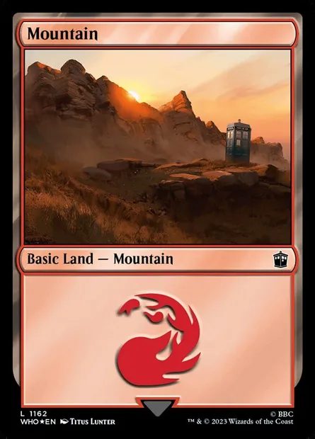 Montagne, carte Magic WHO 1162 — extension Doctor Who