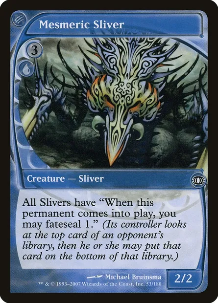 Mesmeric Sliver, Magic card FUT 53 — Future Sight set