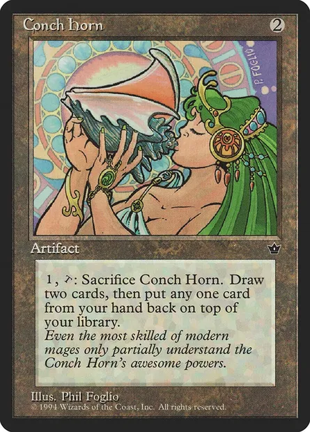 Conch Horn, carte Magic FEM 83 — extension Fallen Empires