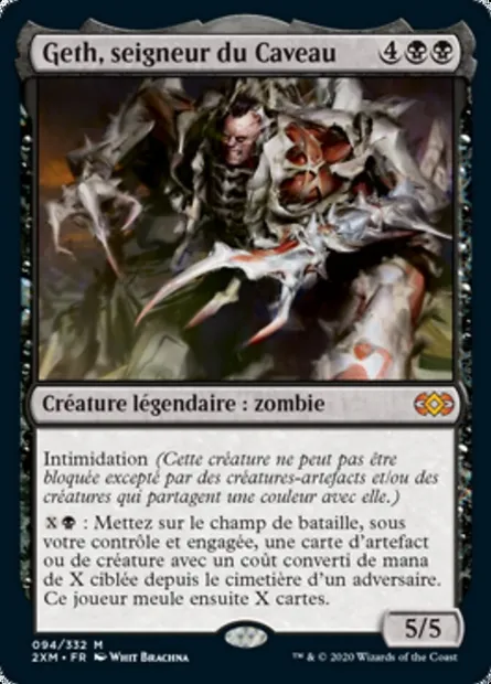 Geth, seigneur du Caveau, carte Magic 2XM 94 — extension Double Masters