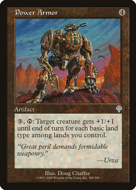 Armure de puissance, carte Magic INV 309 — extension Invasion