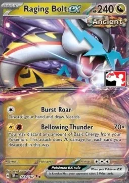 Ire-Foudre-ex, carte Pokémon PPS 123-7 — extension Play! Pokémon Prize Pack Series