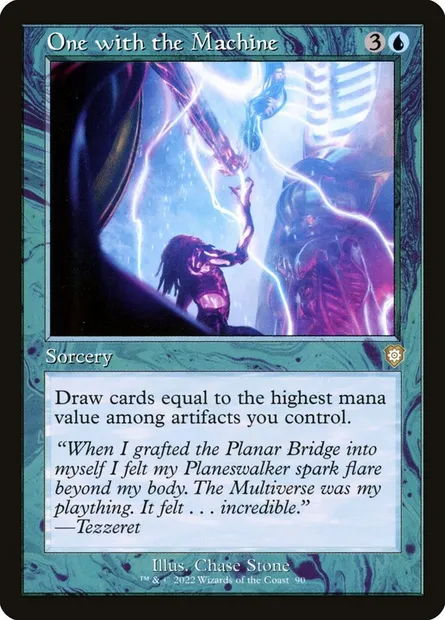 One with the Machine, Magic card BRC 90 — The Brothers' War Commander set