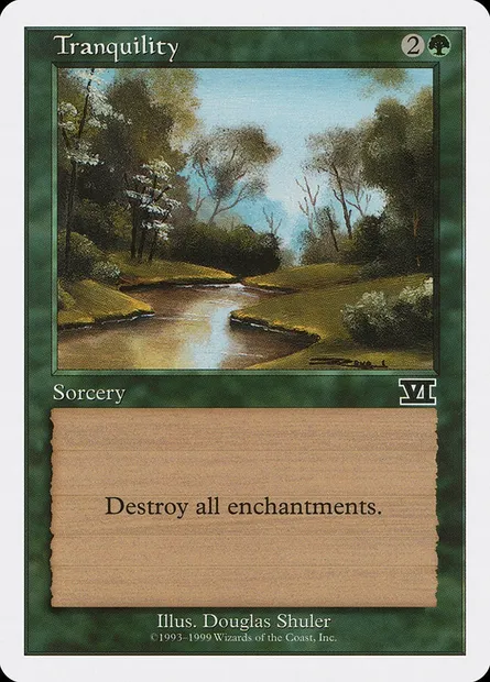 Tranquilité, carte Magic BRB 89 — extension Battle Royale Box Set
