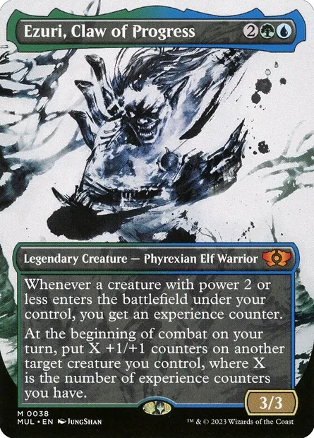 Ezuri, Claw of Progress, Magic card MUL 38 — Multiverse Legends set